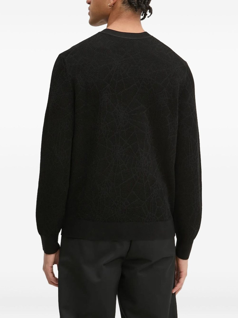 HUGO logo-patch sweater outlook