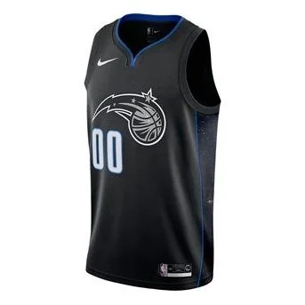 Nike Orlando Magic Aaron Gordon City Edition Swingman Jersey 100 SW 'Black Blue' AJ4634-012 - 1