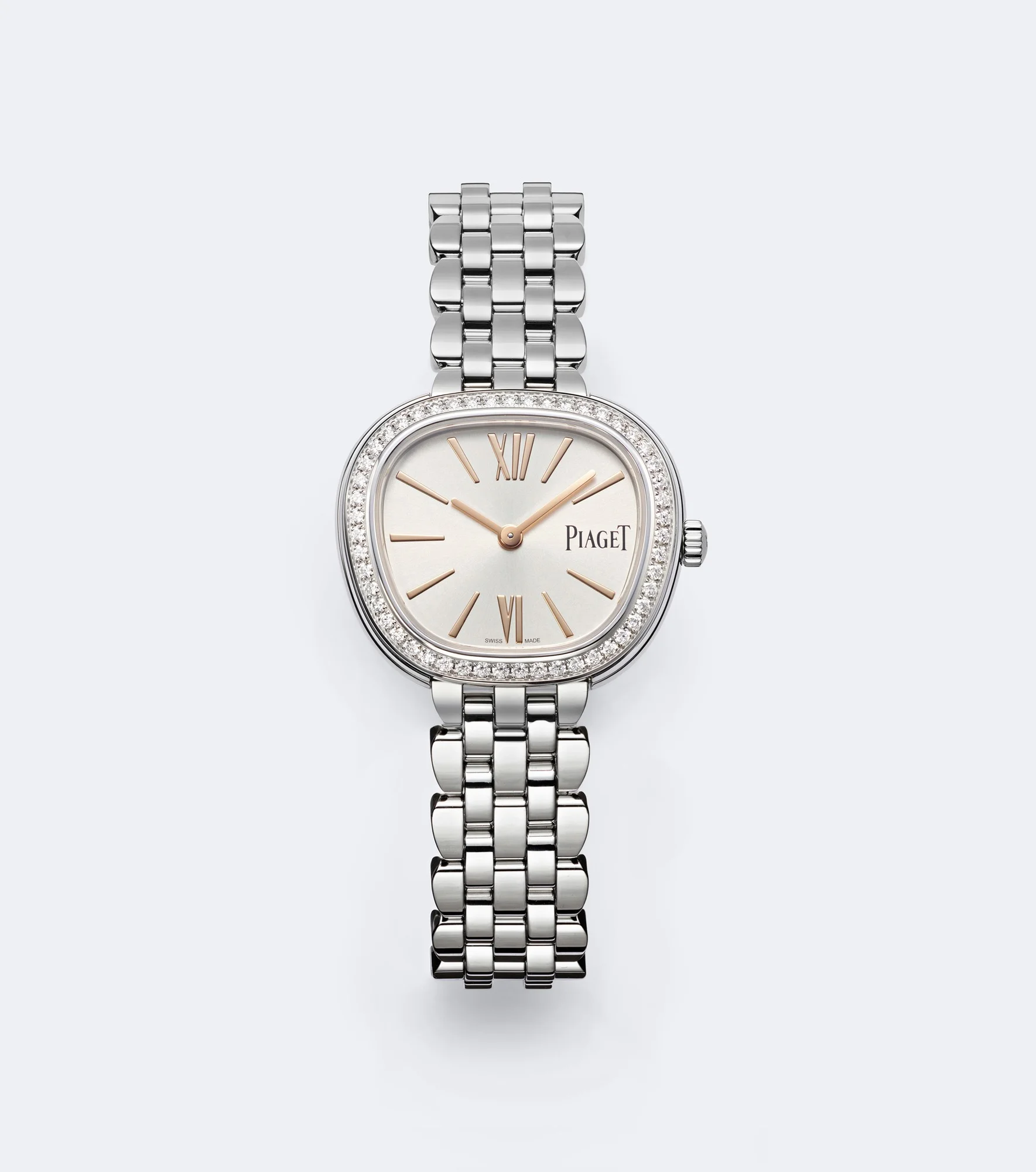 Sixtie embellished stainless steel watch - 1