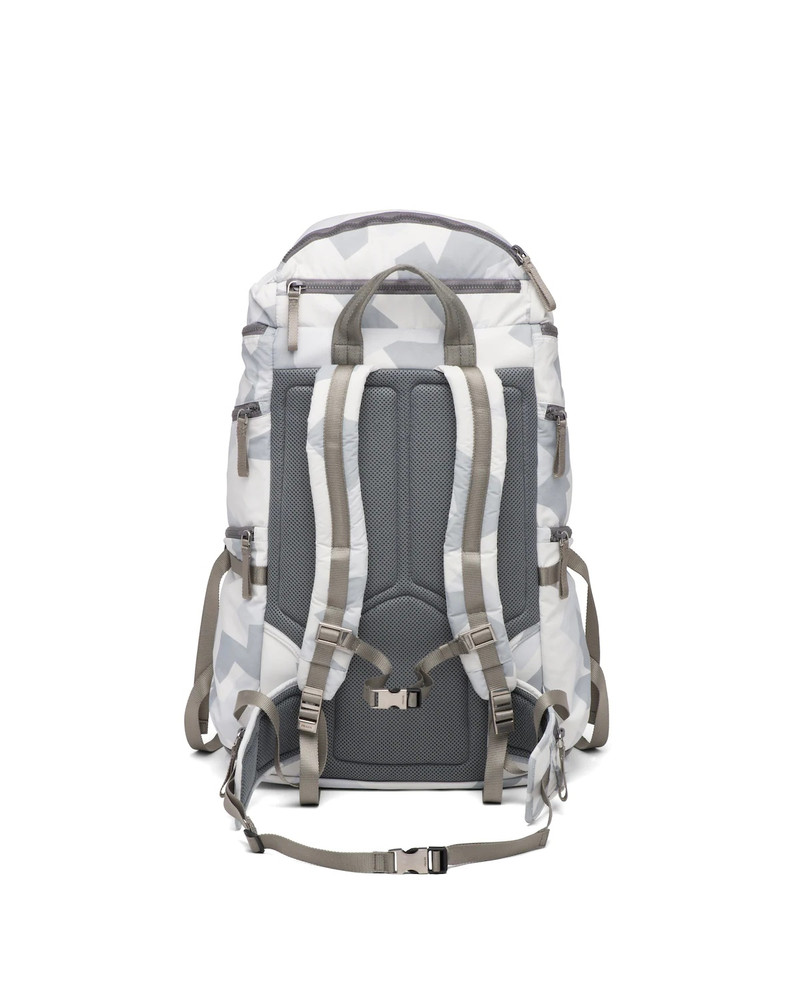 Printed technical fabric ski boot backpack 4