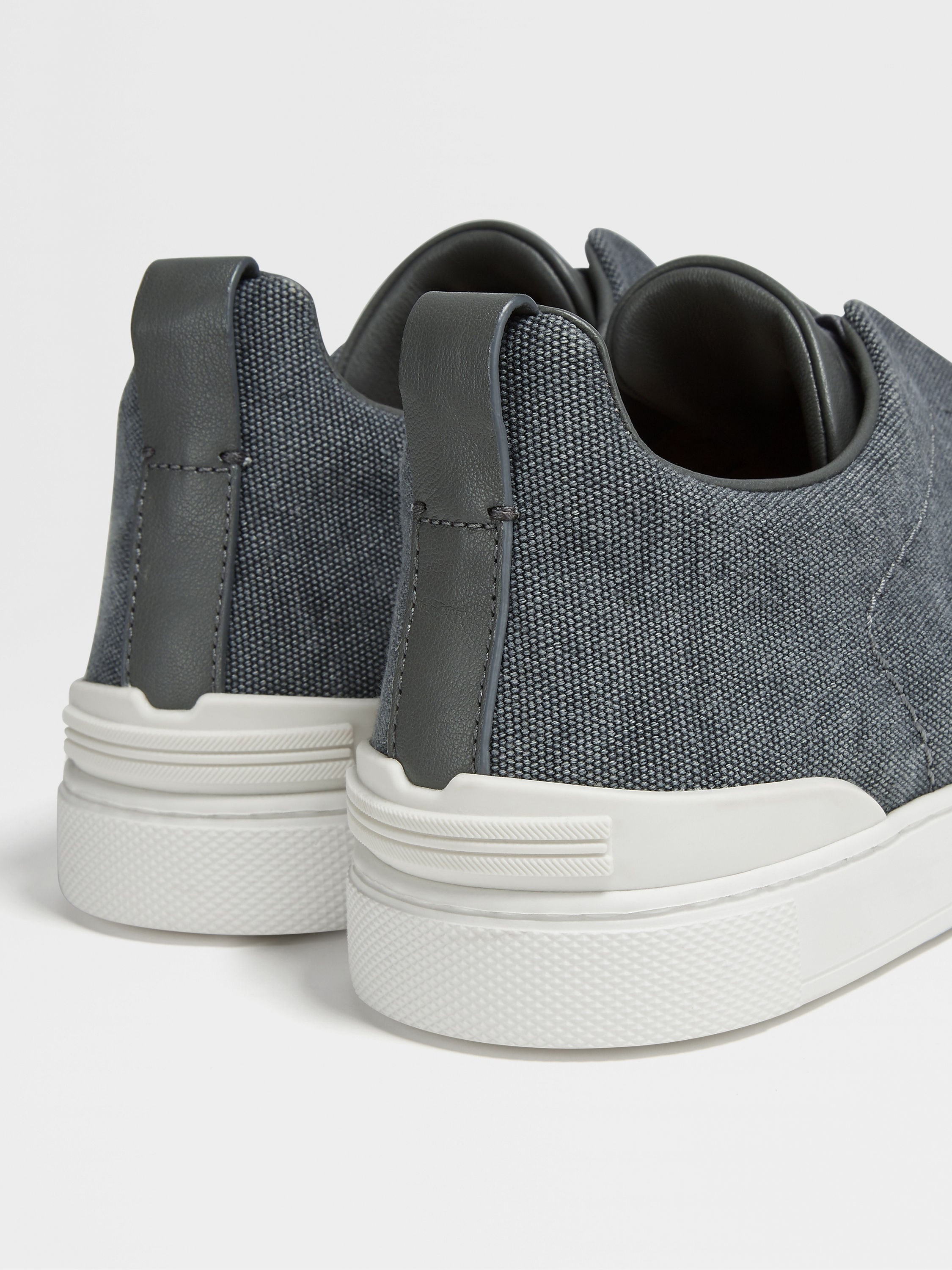 DARK TAUPE CANVAS TRIPLE STITCH™ SNEAKERS - 2