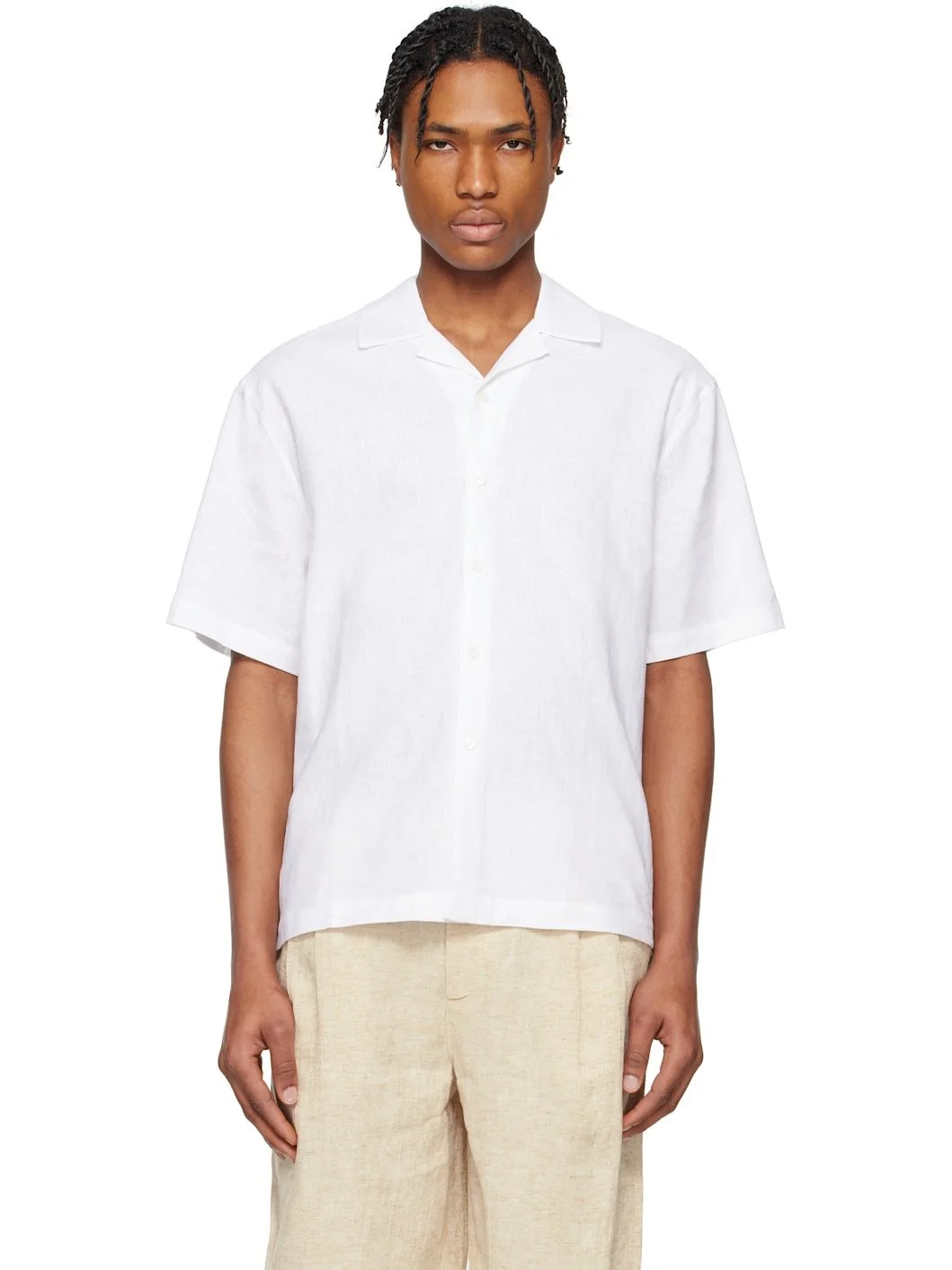 White Pier Solid Shirt - 1