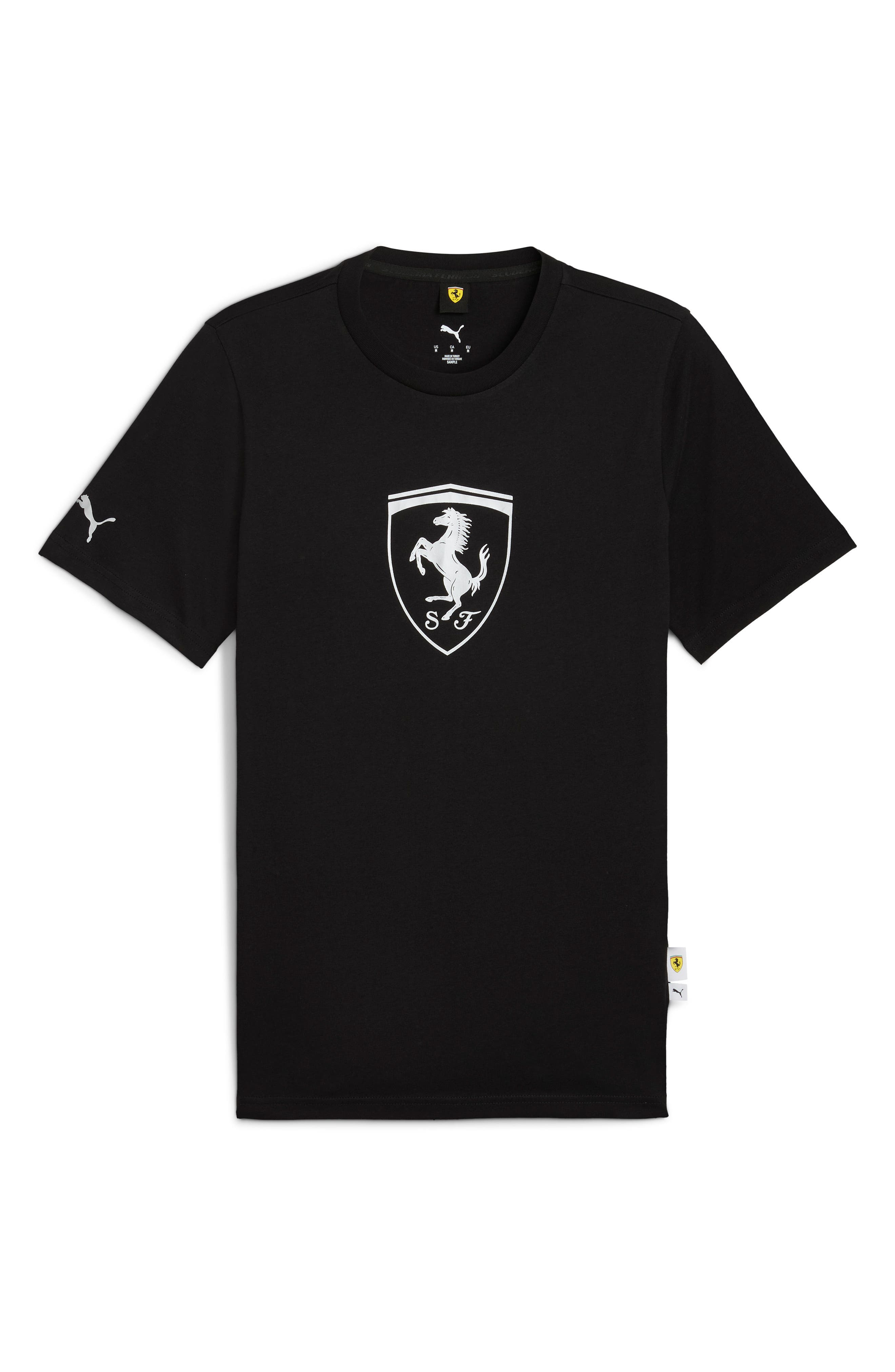 PUMA x Ferrari Sportswear Shield Graphic T-Shirt in Puma Black at Nordstrom - 3