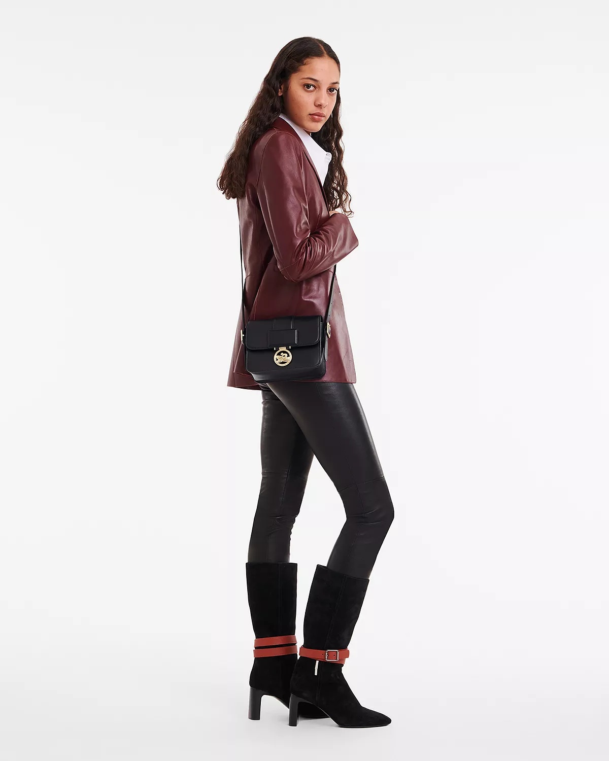 Box-Trot Small Leather Crossbody Bag - 4