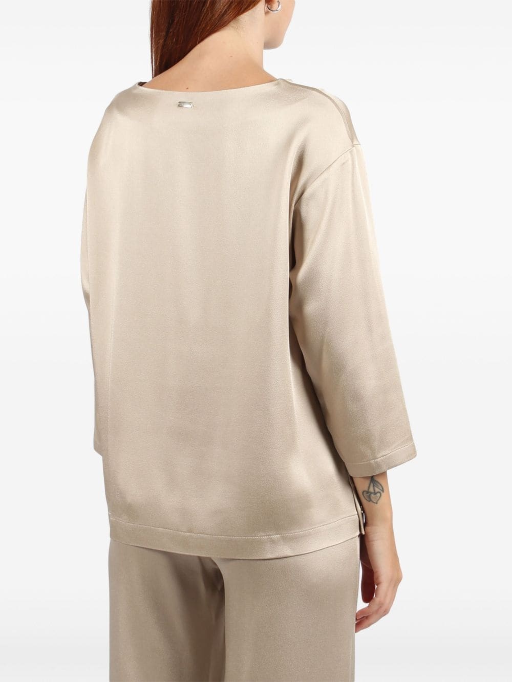 satin-weave top - 4