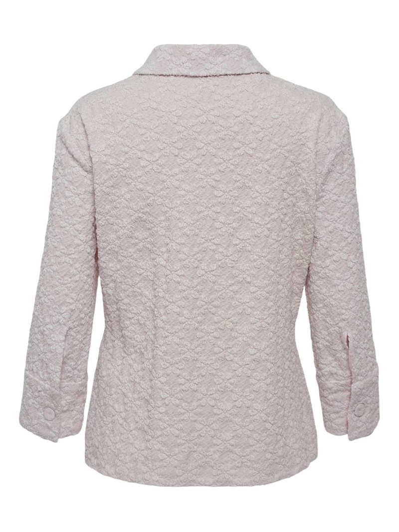 Jil Sander flower-textured long-sleeve shirt outlook