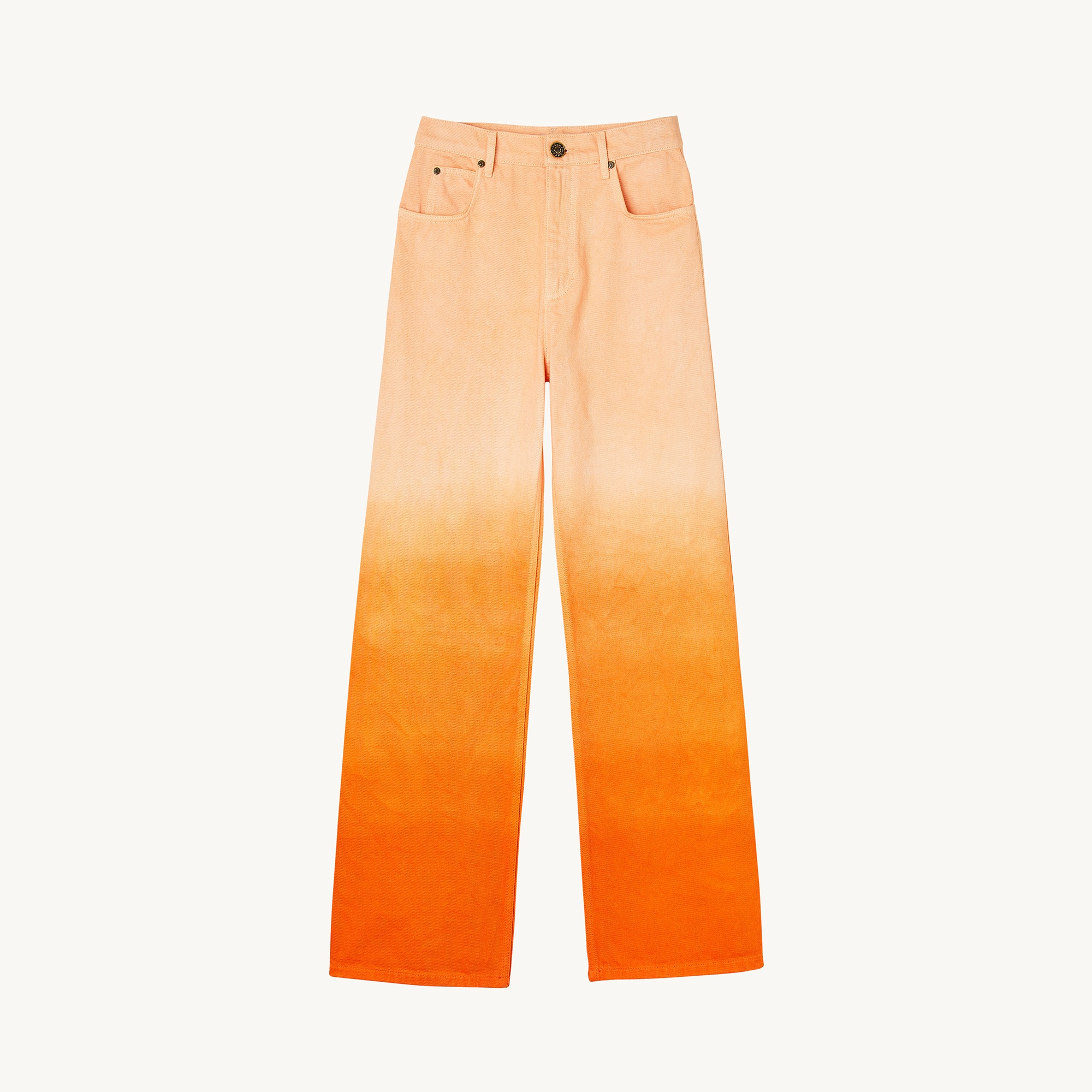 Straight-leg gradient-effect jeans - 1