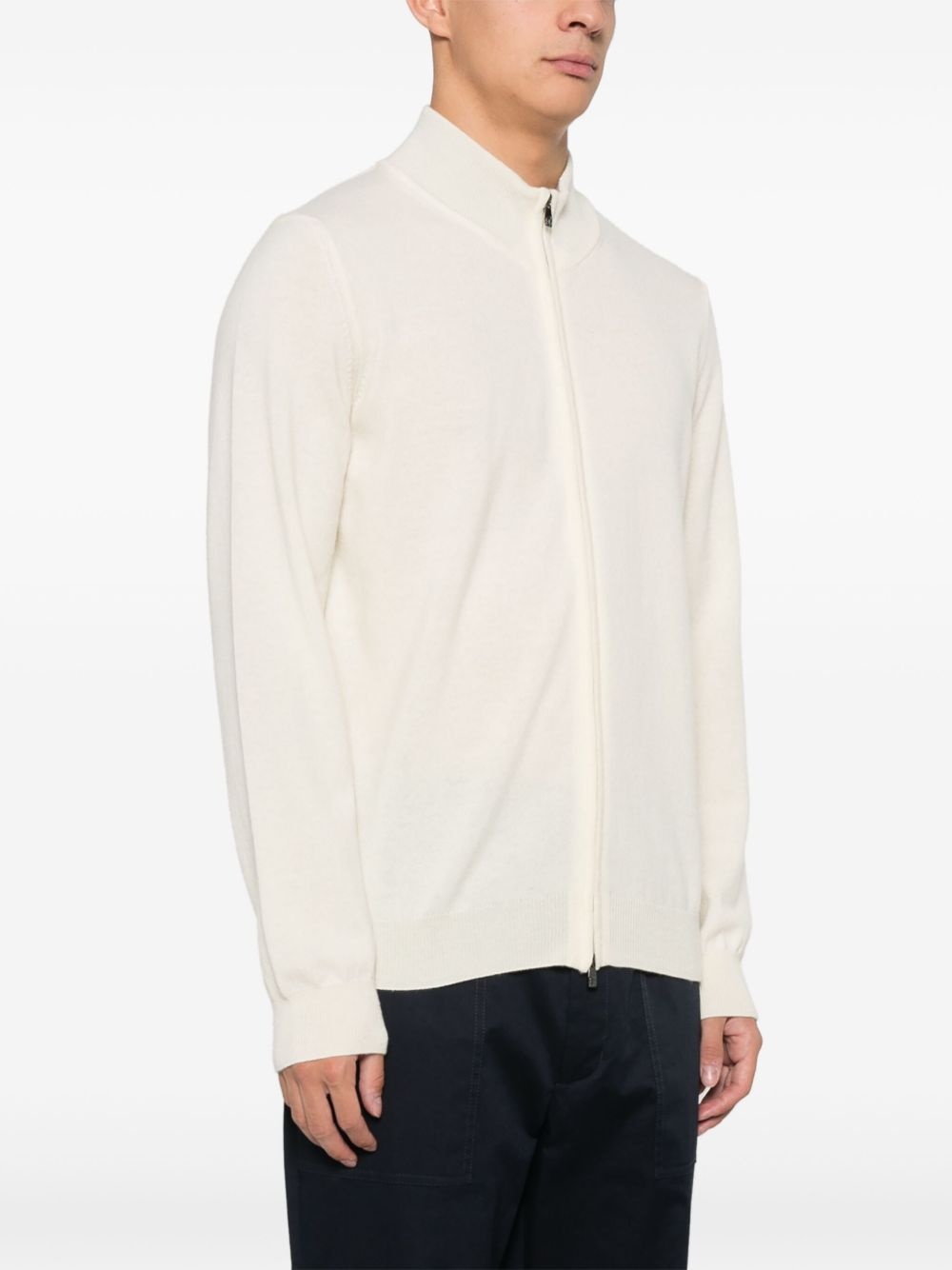 zip-up cardigan - 3