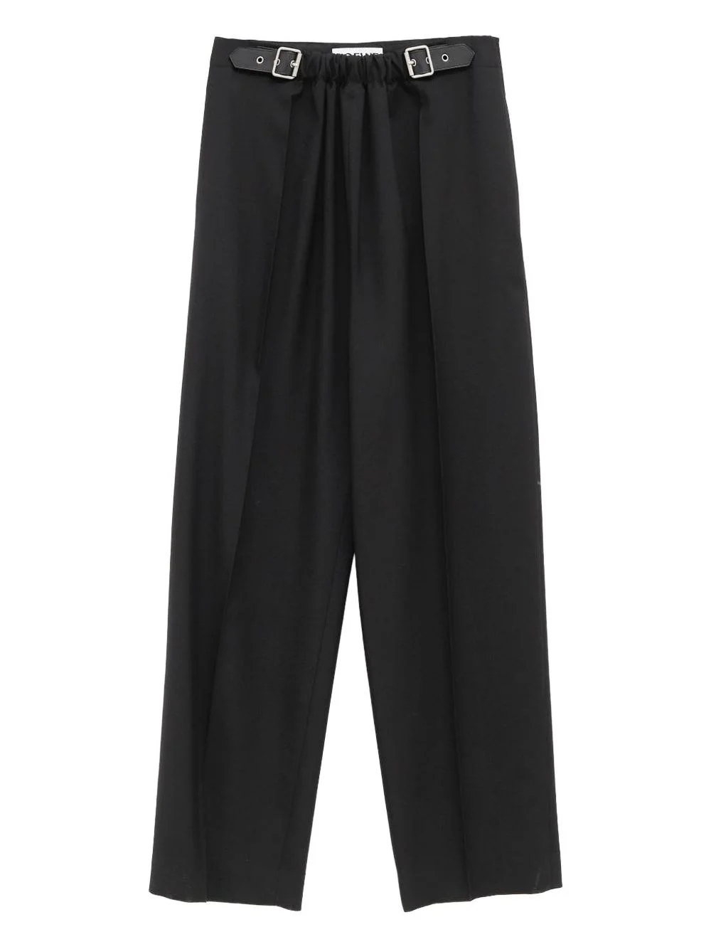 Wool belted trousers - 1