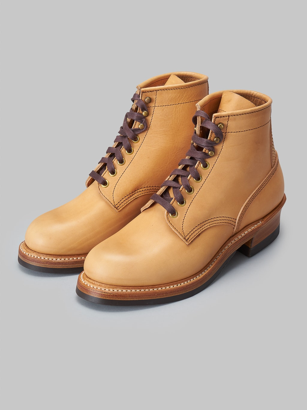 John Lofgren Steel Gang SW Boots Badalassi Carlo Vegetable Tanned Leather Bone - 2