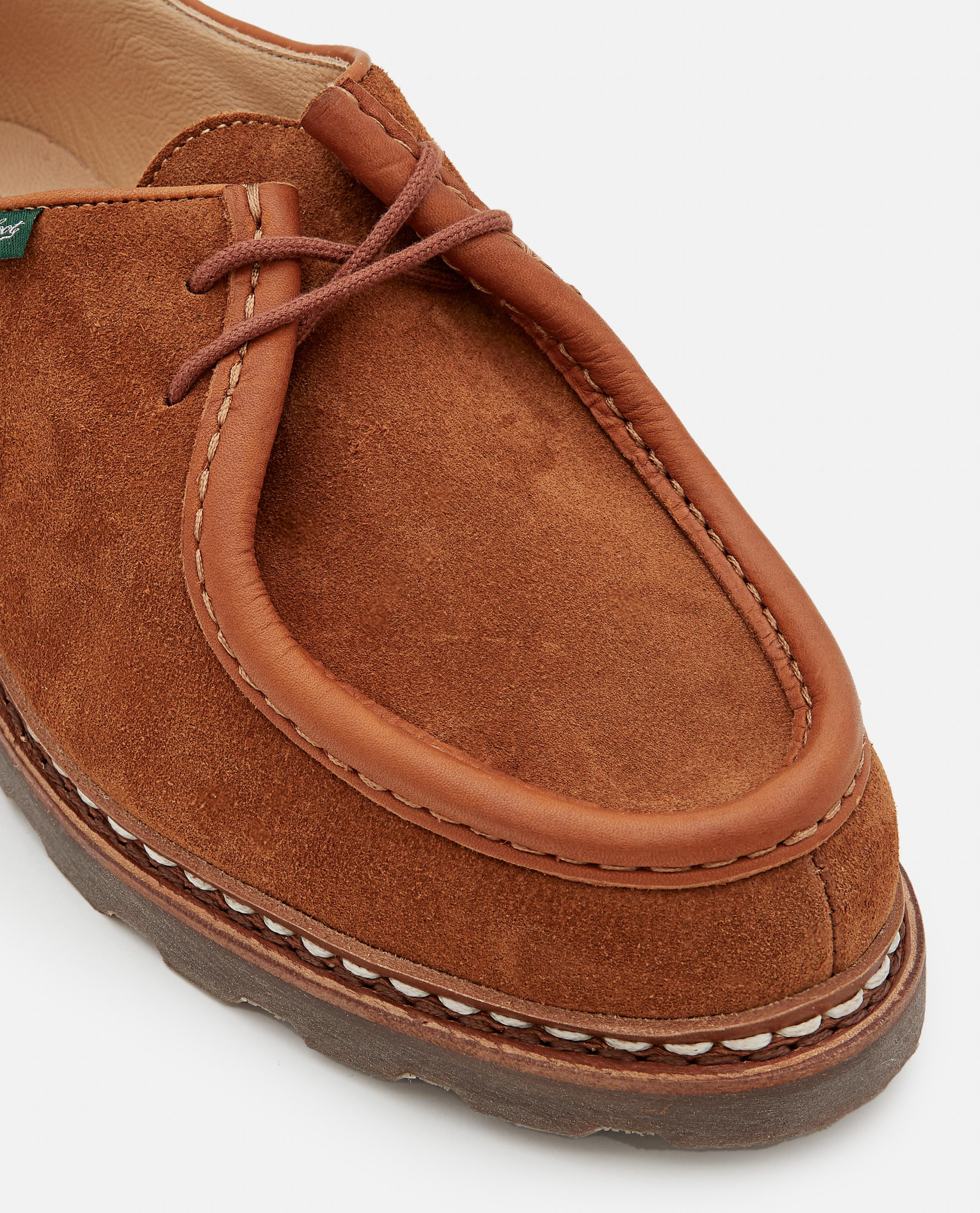 MICHAEL SUEDE LACE-UP LOAFER - 6