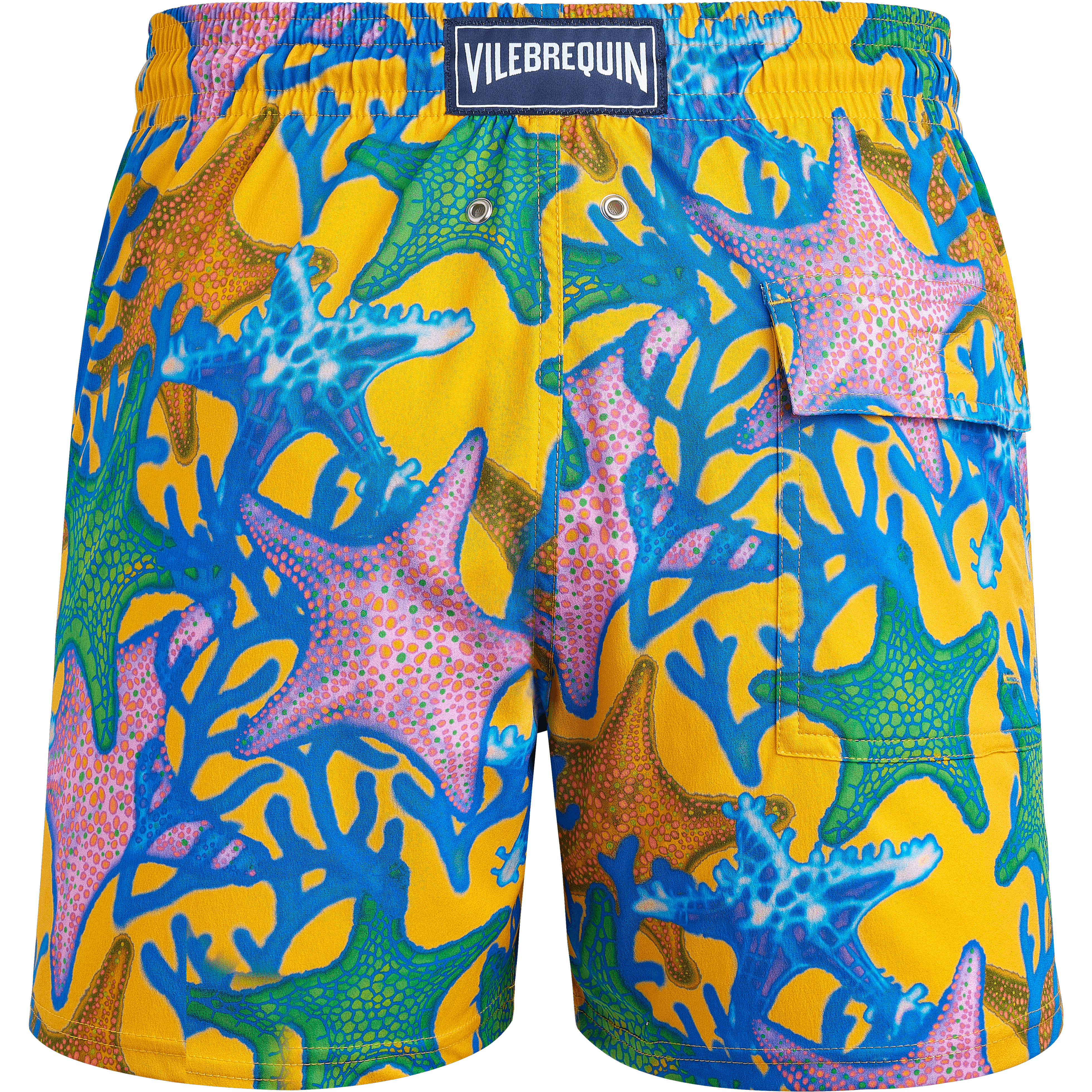 Men Stretch Swim Shorts Glowed Stars - 2