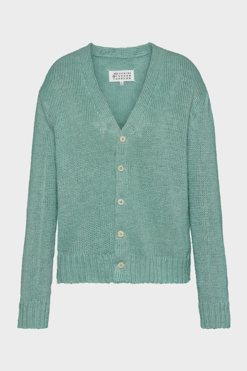 Gardening hemp knit cardigan 1
