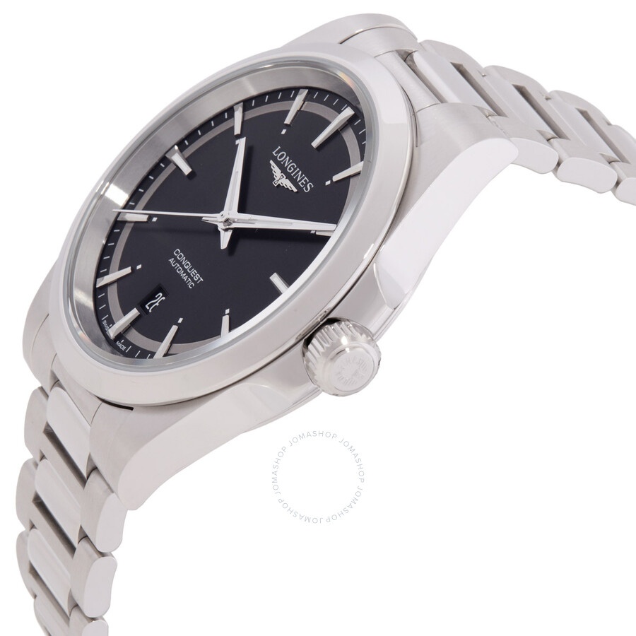 Longines Conquest Automatic Grey Dial Men's Watch L3.830.4.52.6 - 2