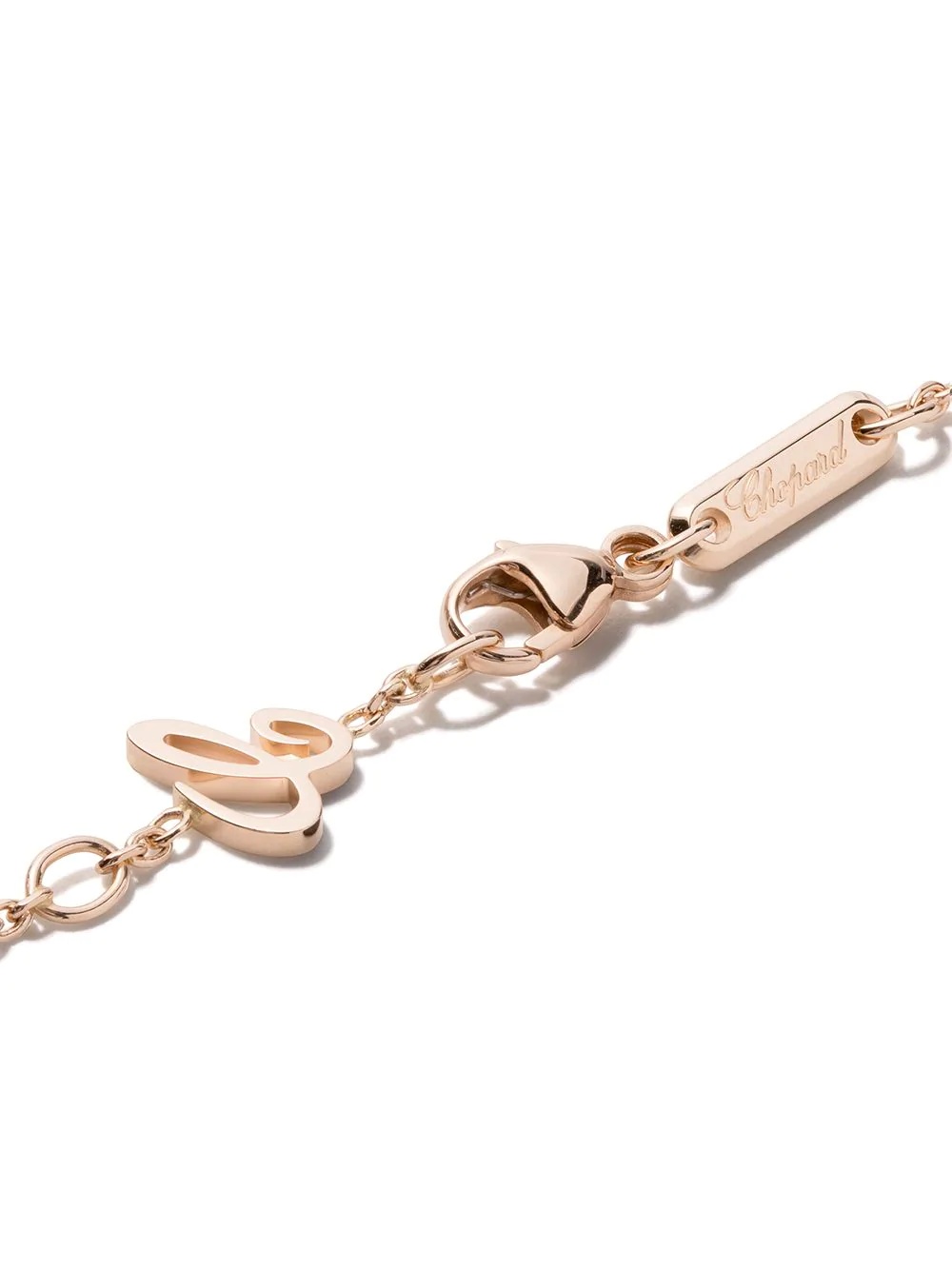 18kt rose gold Happy Diamonds Icons bracelet - 4