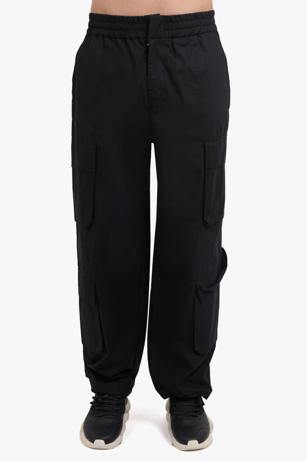 RELAXED UTILITY QUATRO CARGO PANTS | BLACK - 4