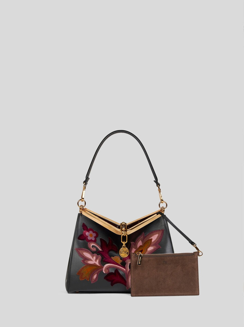 Etro MEDIUM EMBROIDERED VELA BAG outlook