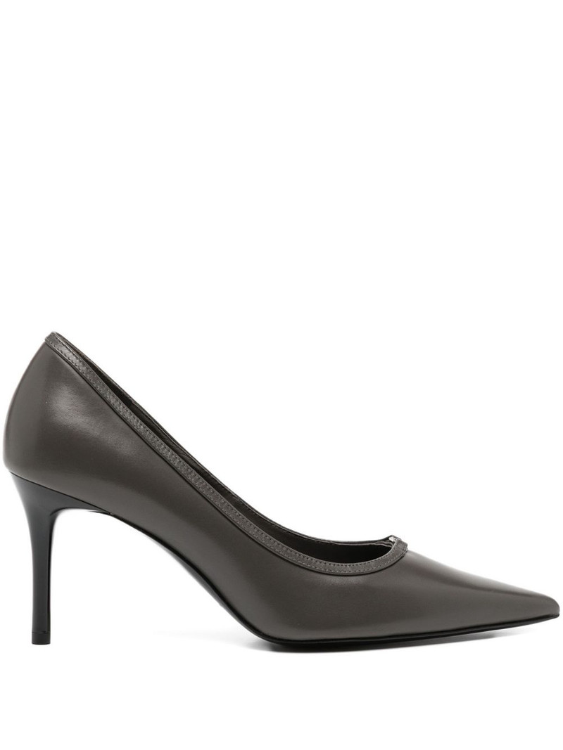 80mm logo-plaque pumps 1