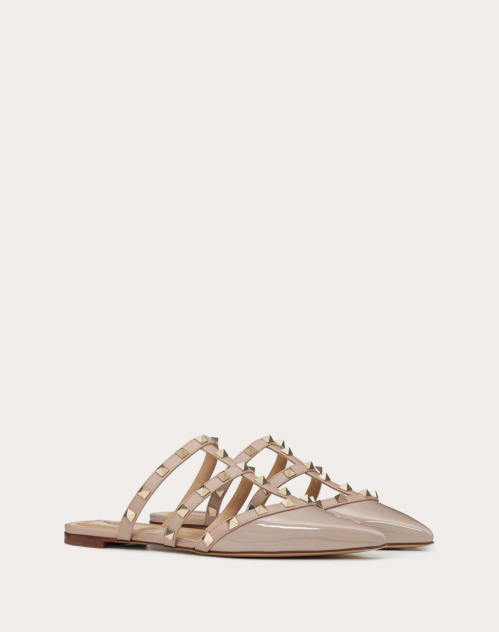 Rockstud Patent-Leather Mule - 2