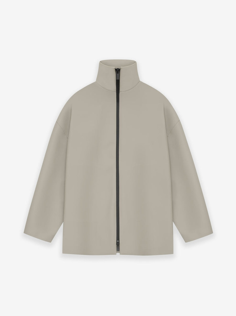 Rubberized High Neck Jacket 1