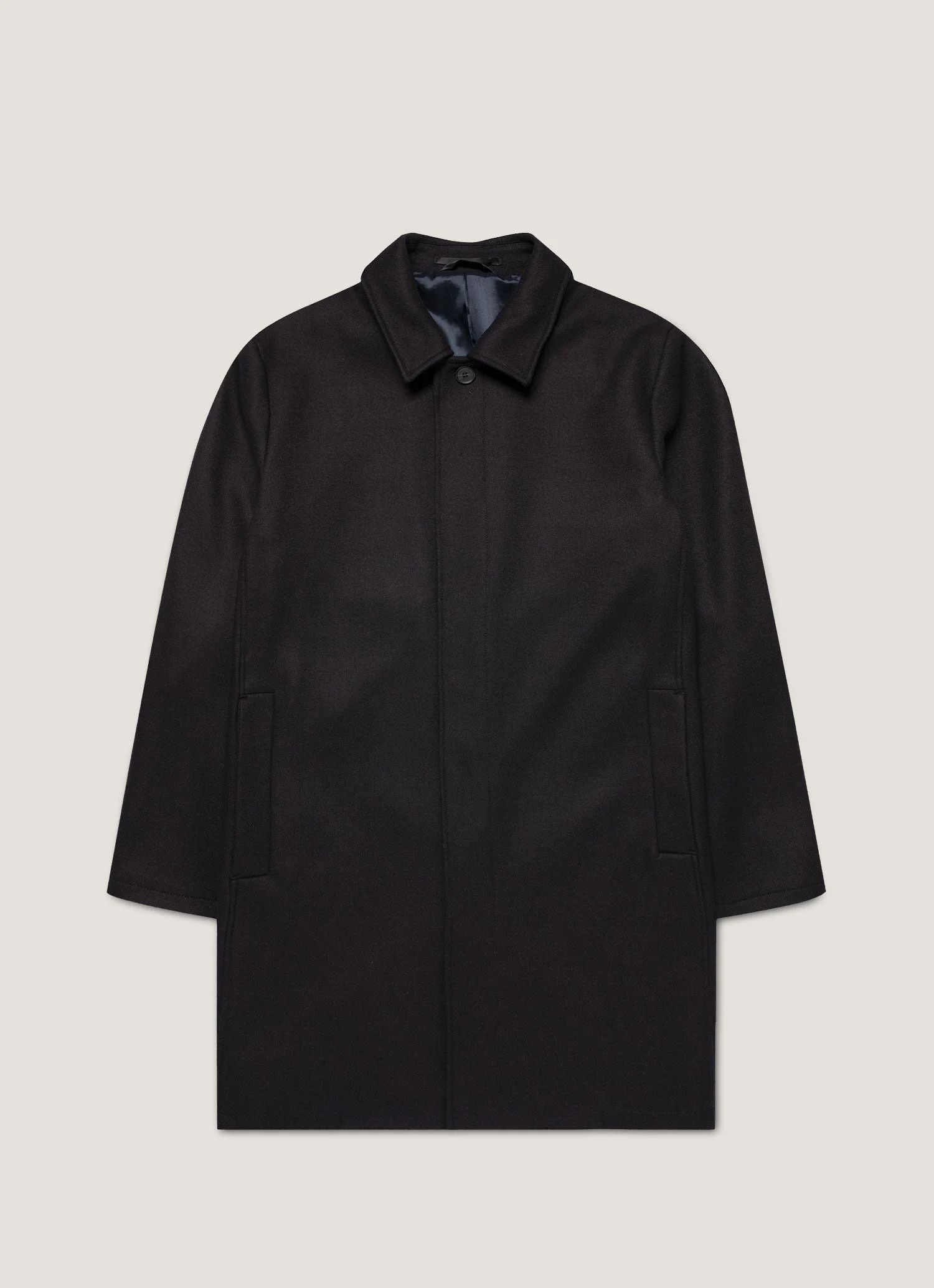 Boiled Wool Coat - 1