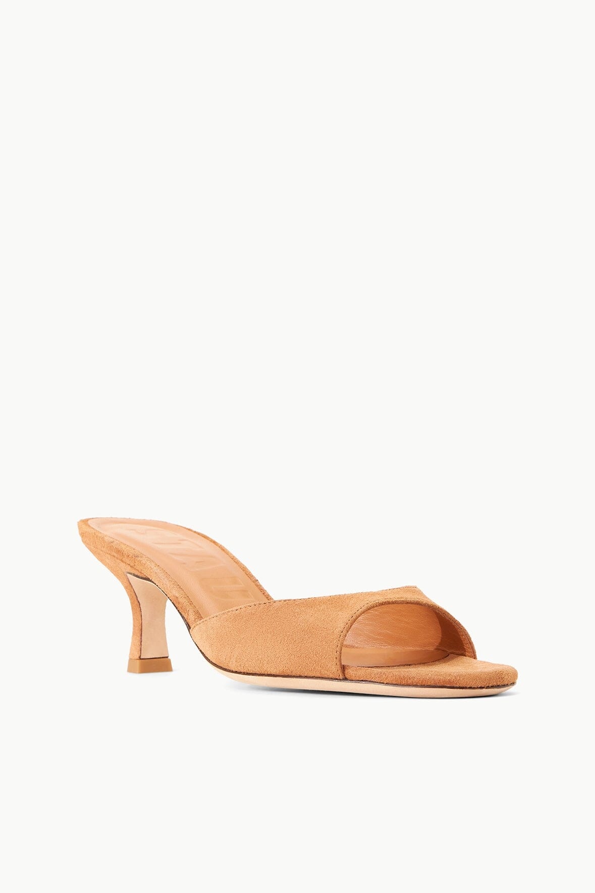 STAUD BRIGITTE MULE TAN SUEDE - 3