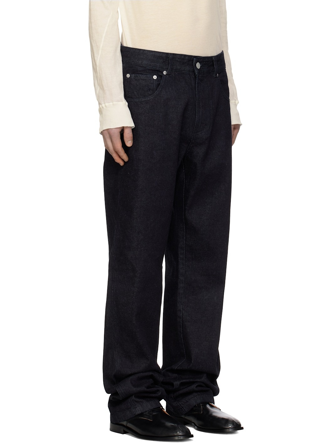 Navy 8.0 Right Jeans - 2