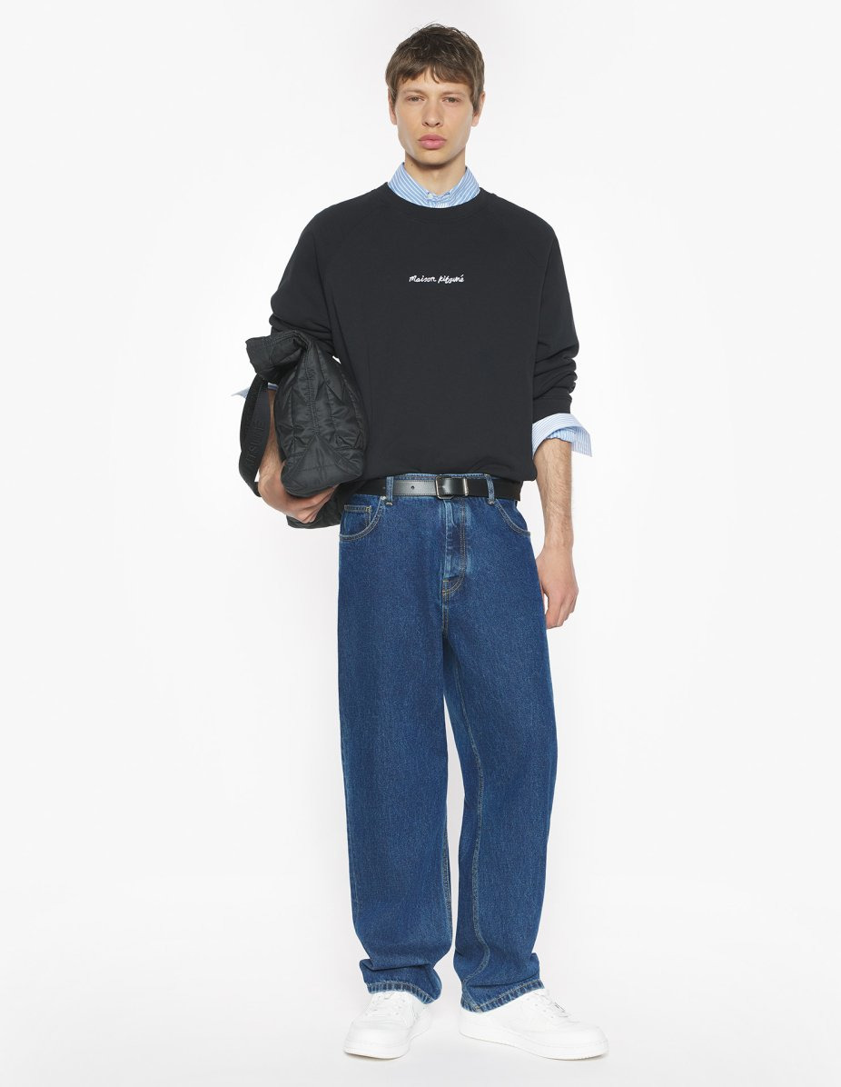 MAISON KITSUNE LINE HANDWRITING OVERSIZE SWEATSHIRT - 2