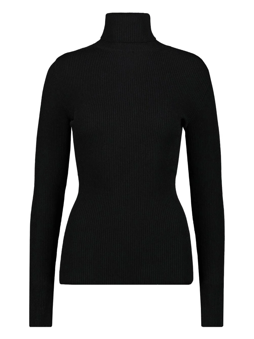 ribbed turtleneck sweater - 1