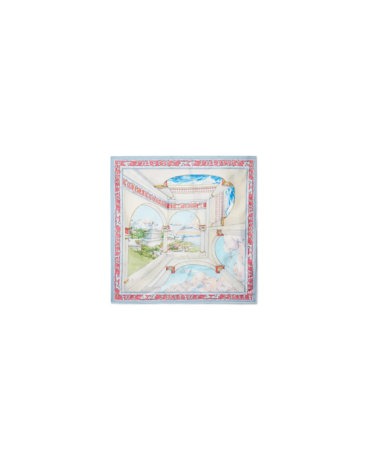 Le Passage Small Silk Scarf | Casablanca Paris - 1