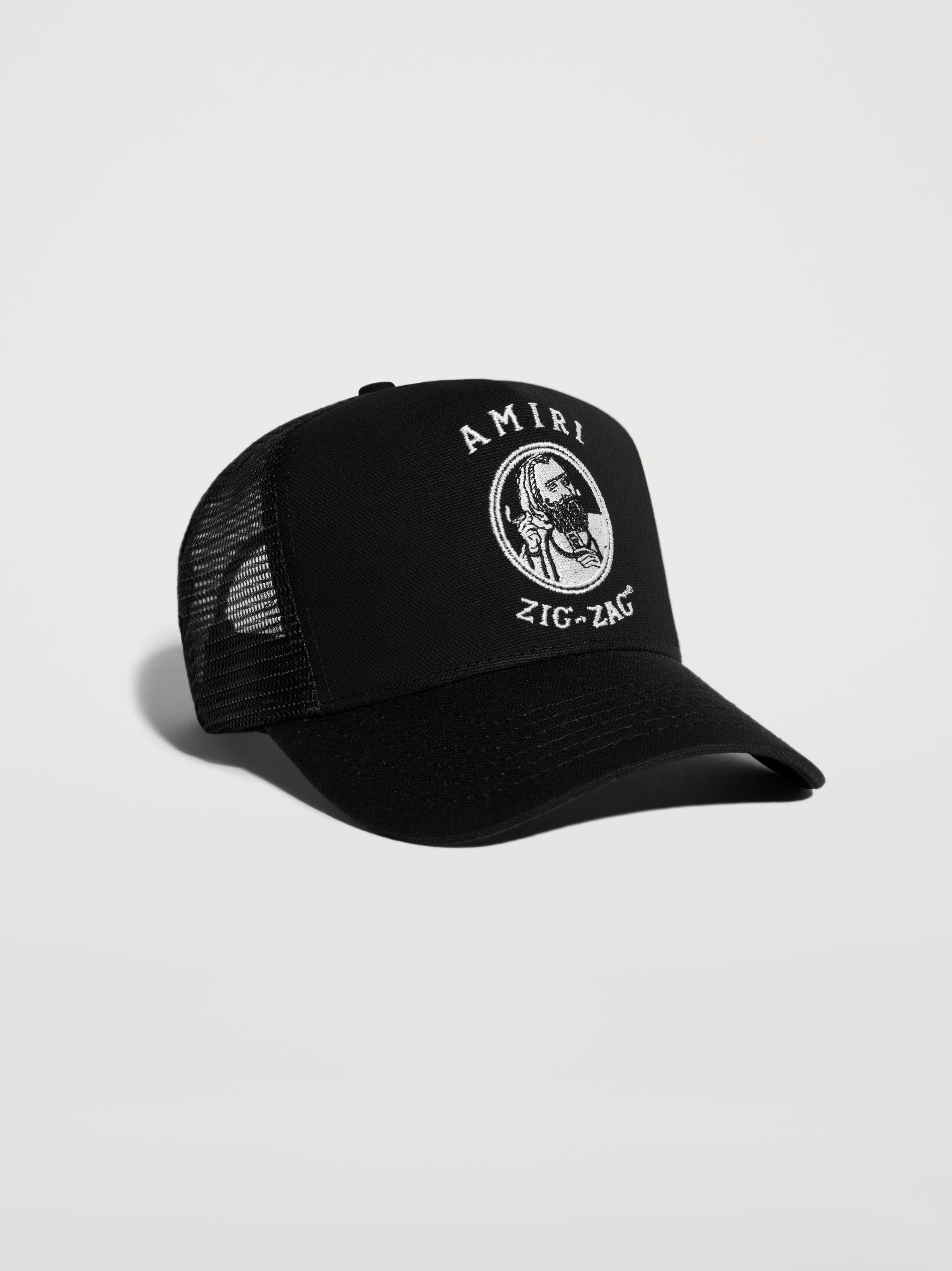 帽子 AMIRI A Dagger Cotton Trucker Hat Amiri Black Bandana Reconstructed Dagger Cap Amiri