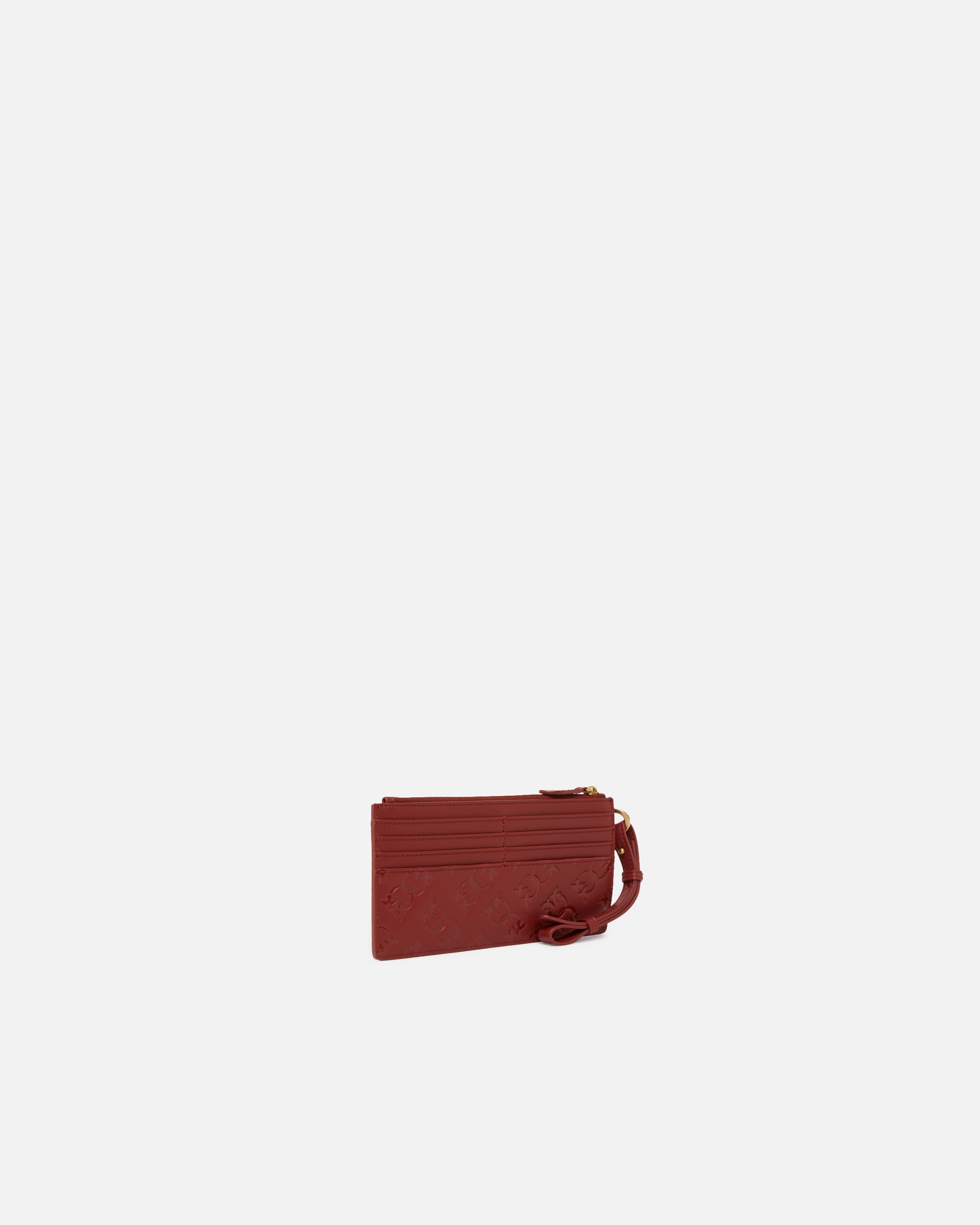 RECTANGULAR LEATHER CARD HOLDER WITH IMPRINTED LOGO - 2