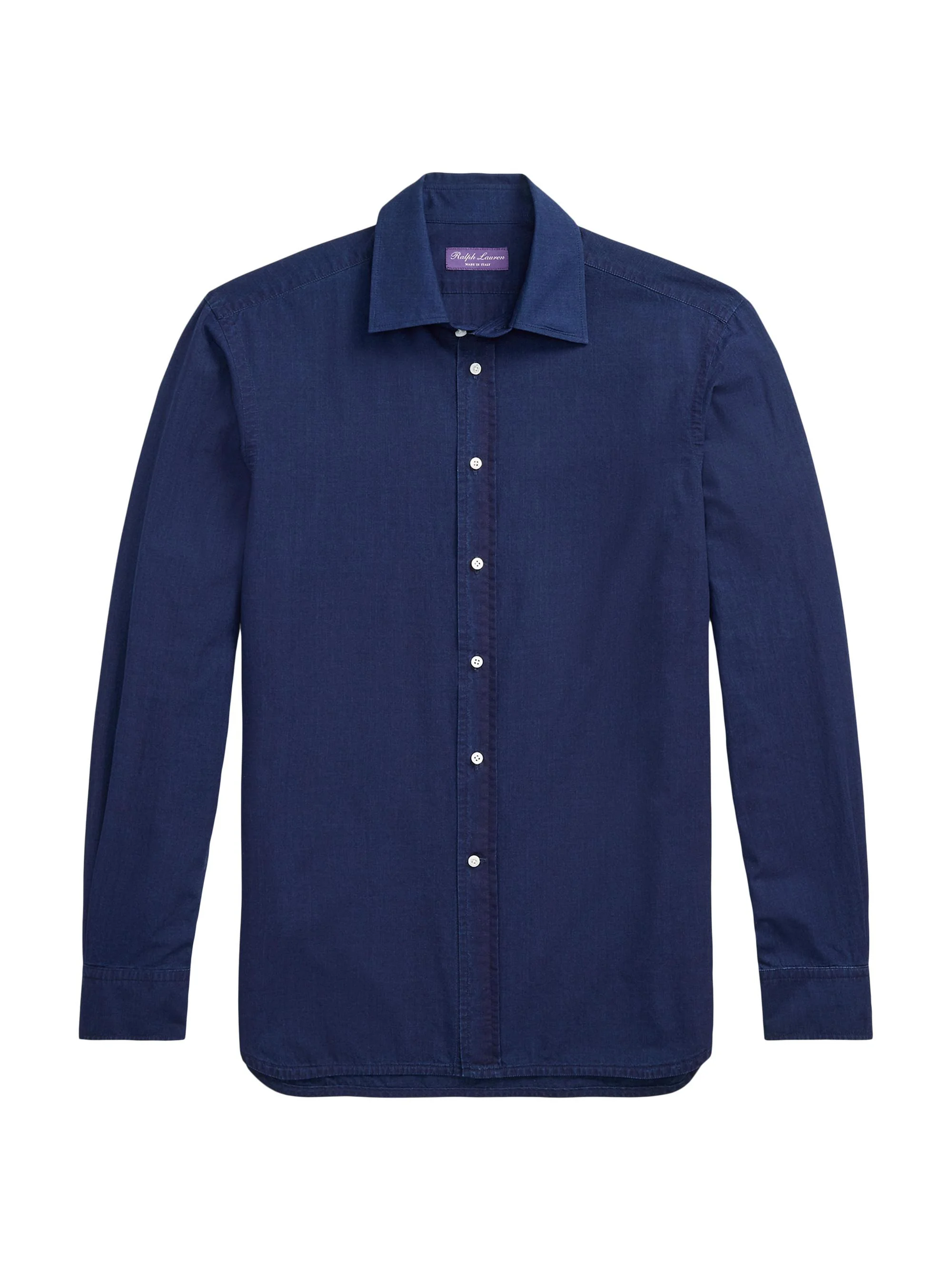 Men's Chambray Button-Down Shirt - Dark Bermuda Wash - 1