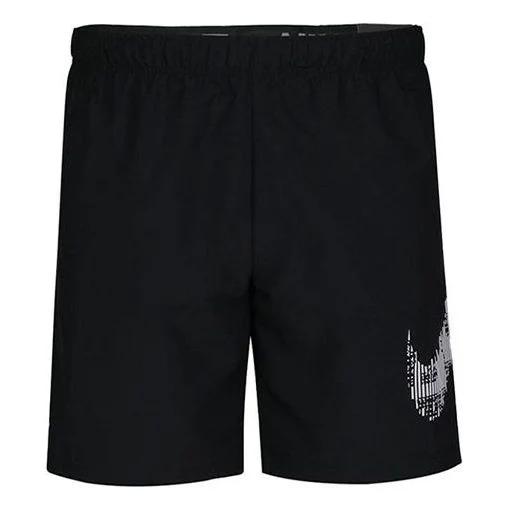 Nike Logo Printing Woven Sports Training Quick Dry Shorts Black DD1626-010 - 1