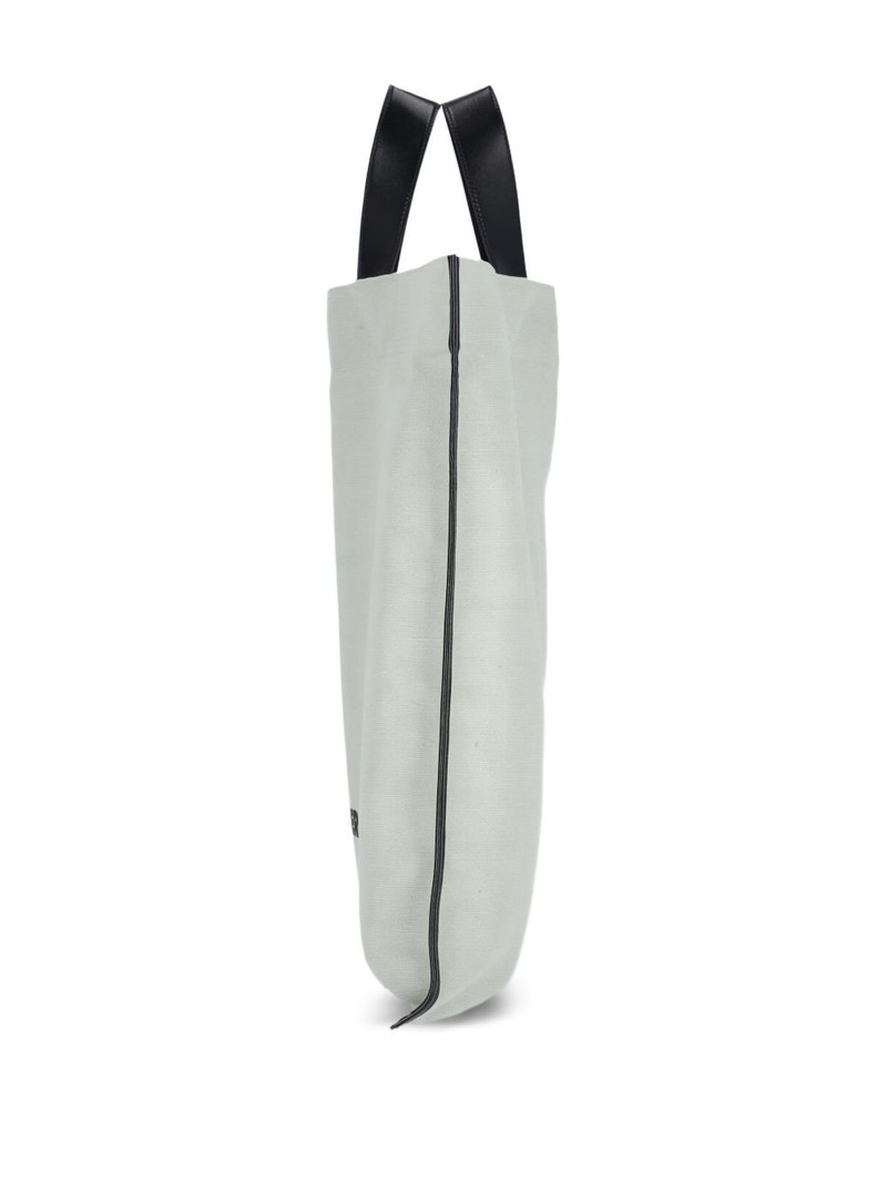 large leather-trimmed tote bag 4