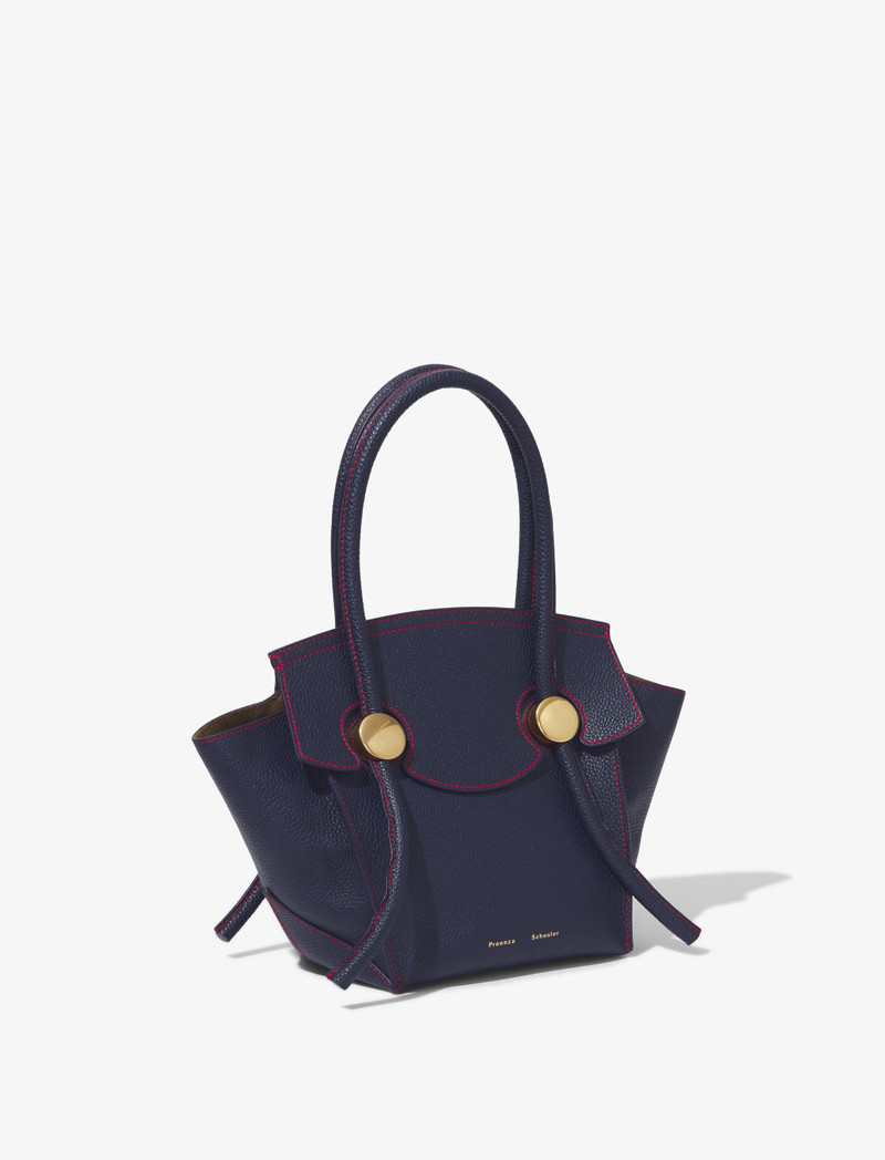 Small Grainy Leather Pipe Bag 2