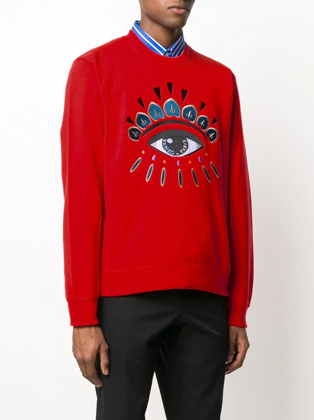 embroidered Eye sweatshirt - 3