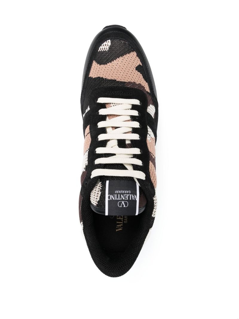 Camouflage Rockrunner low-top sneakers - 4