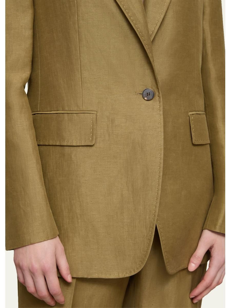 Single-Button Blazer 4