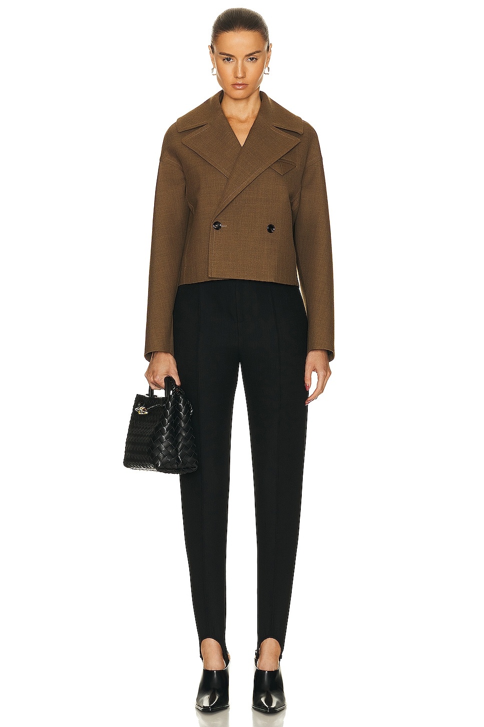 Structured Double Melange Trousers - 4