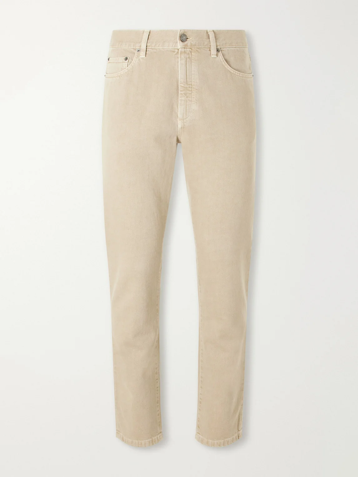 Roccia Straight-Leg Garment-Dyed Jeans - 1