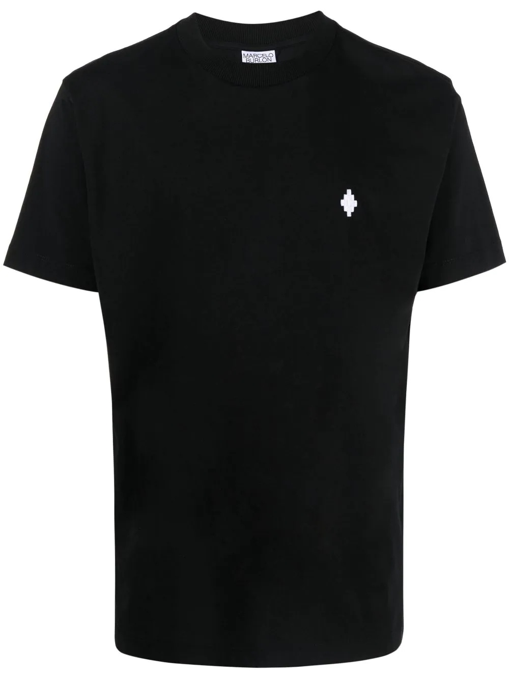 logo-embroidered T-shirt - 1