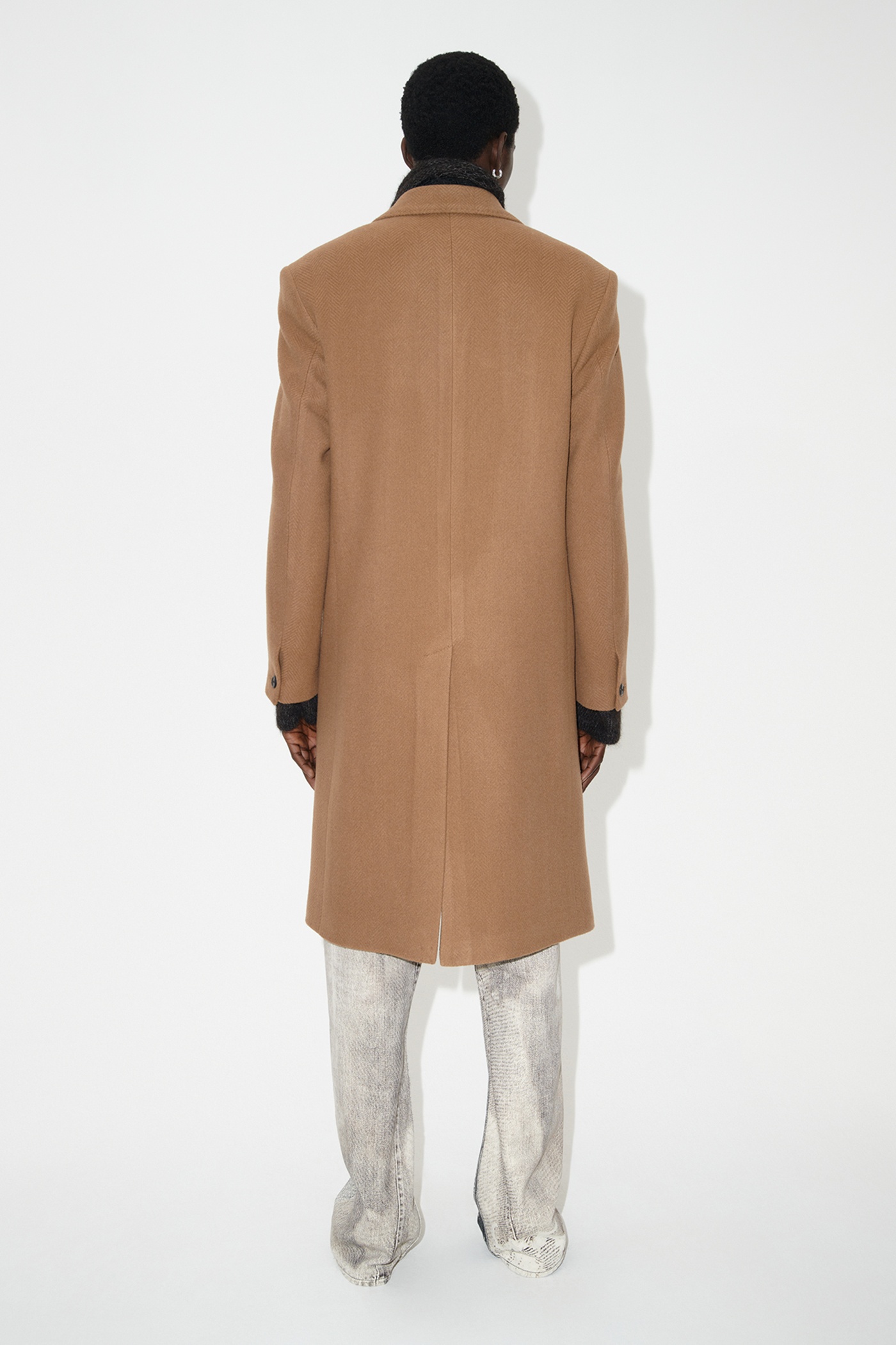 Dolphin Coat Camel Slyly Herringbone - 6