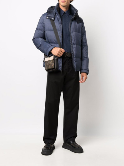 FENDI padded zip-up down coat outlook