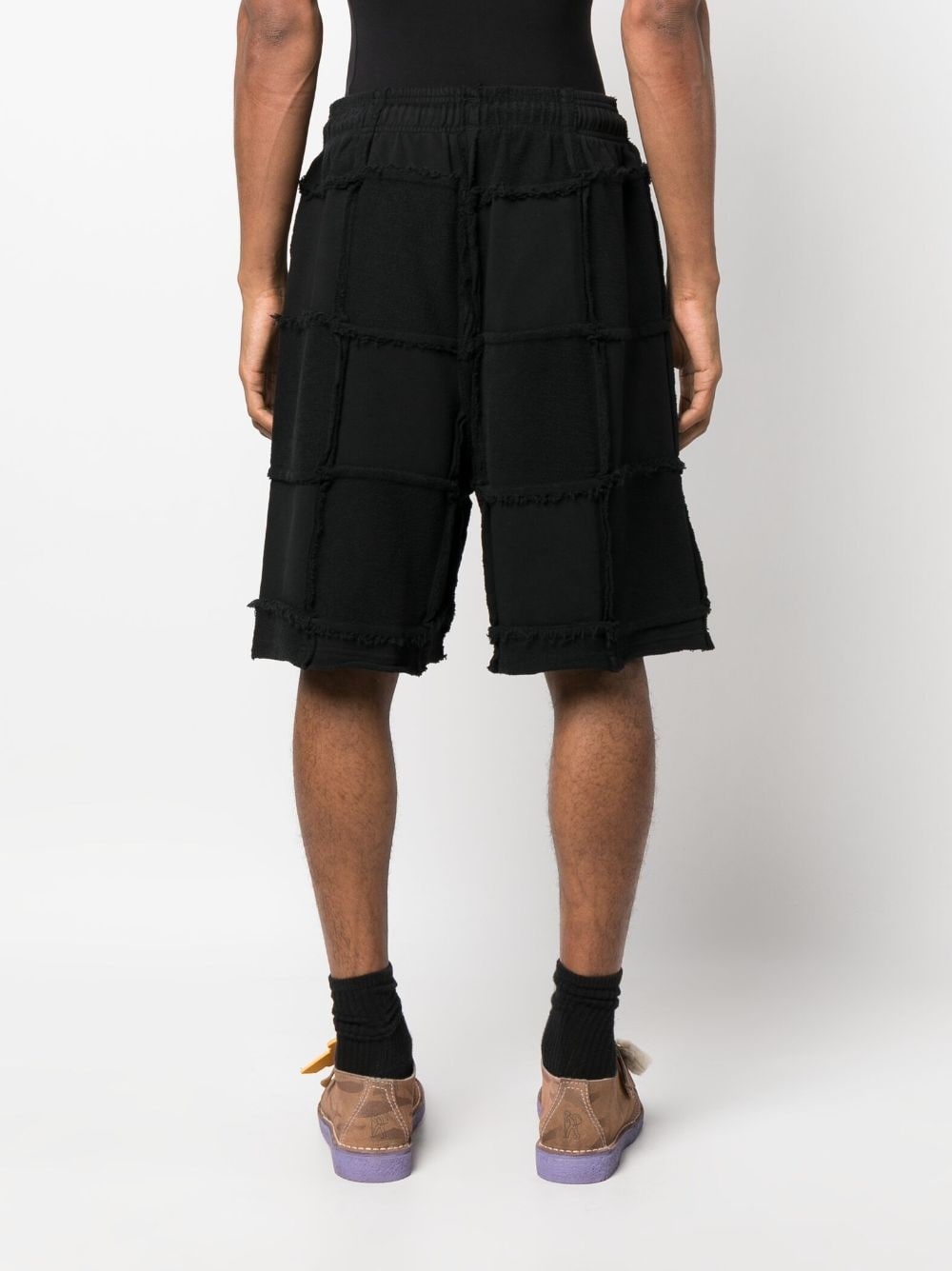 Cross Inside Out cotton track shorts - 4