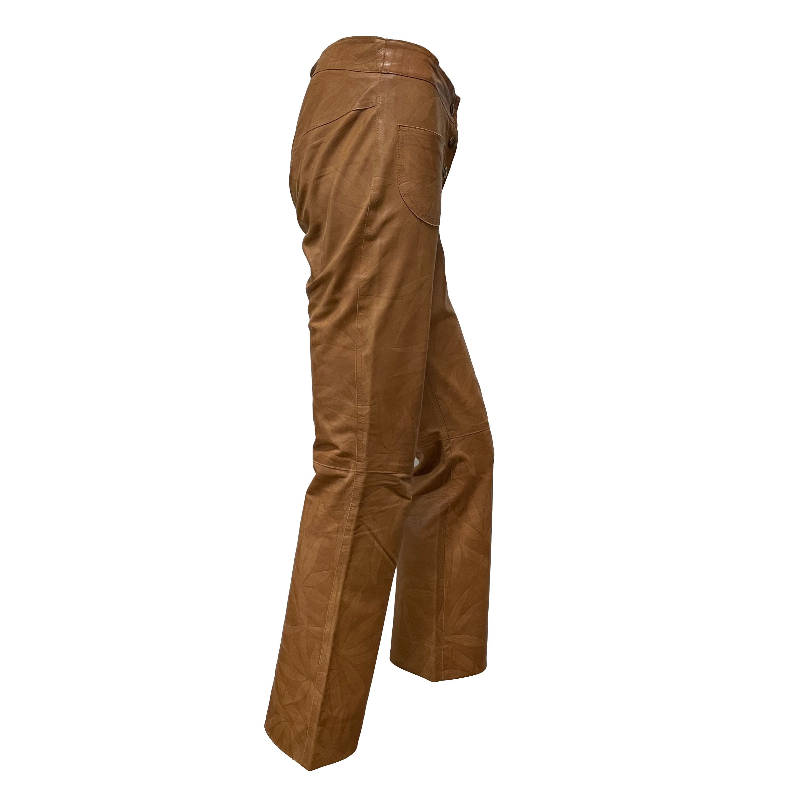 CHRISTIAN DIOR Spring Summer 2002 Leather Pants - 3