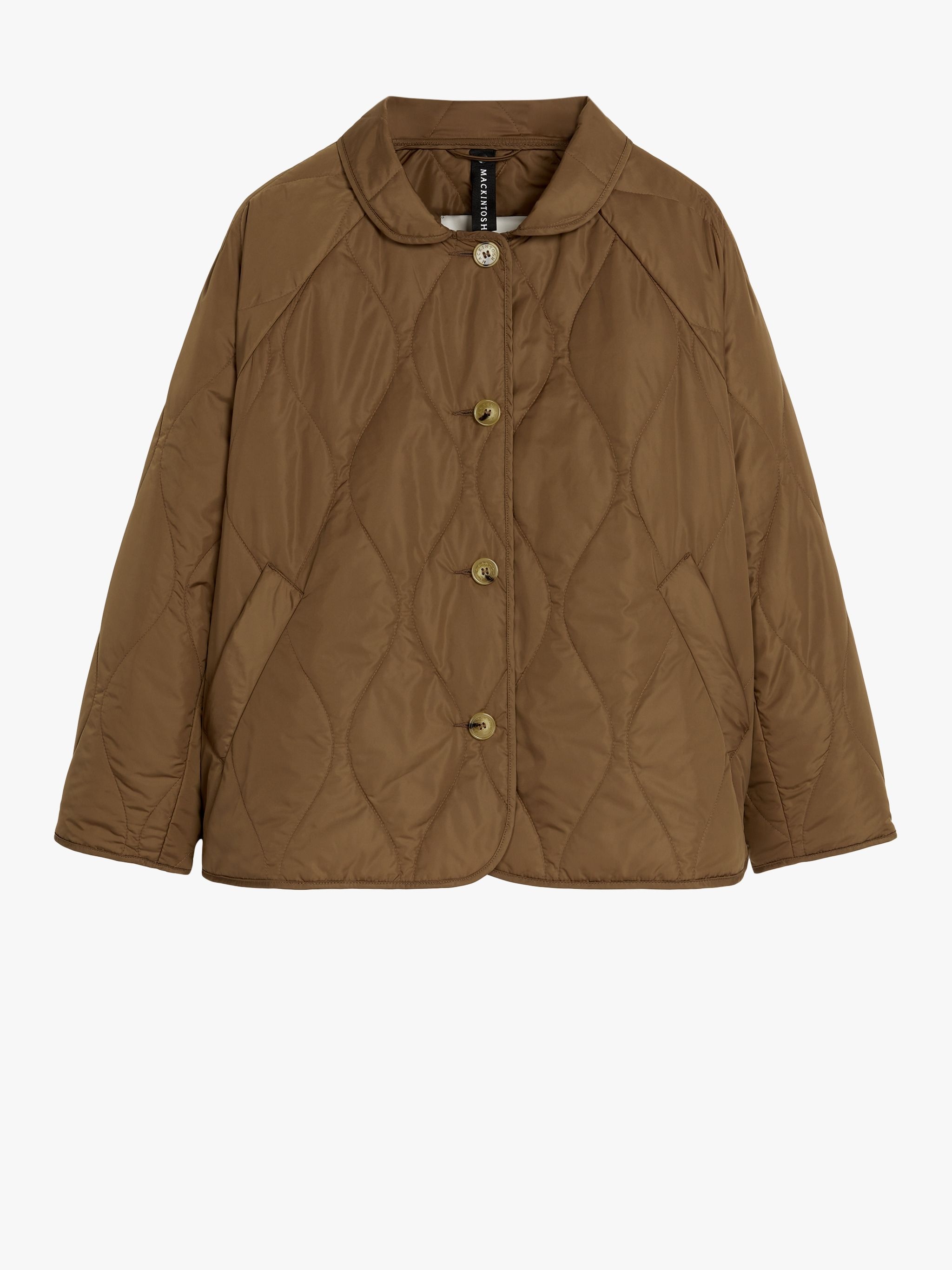 JESSIE MOCHA QUILTED NYLON JACKET | LMJ-012 - 1