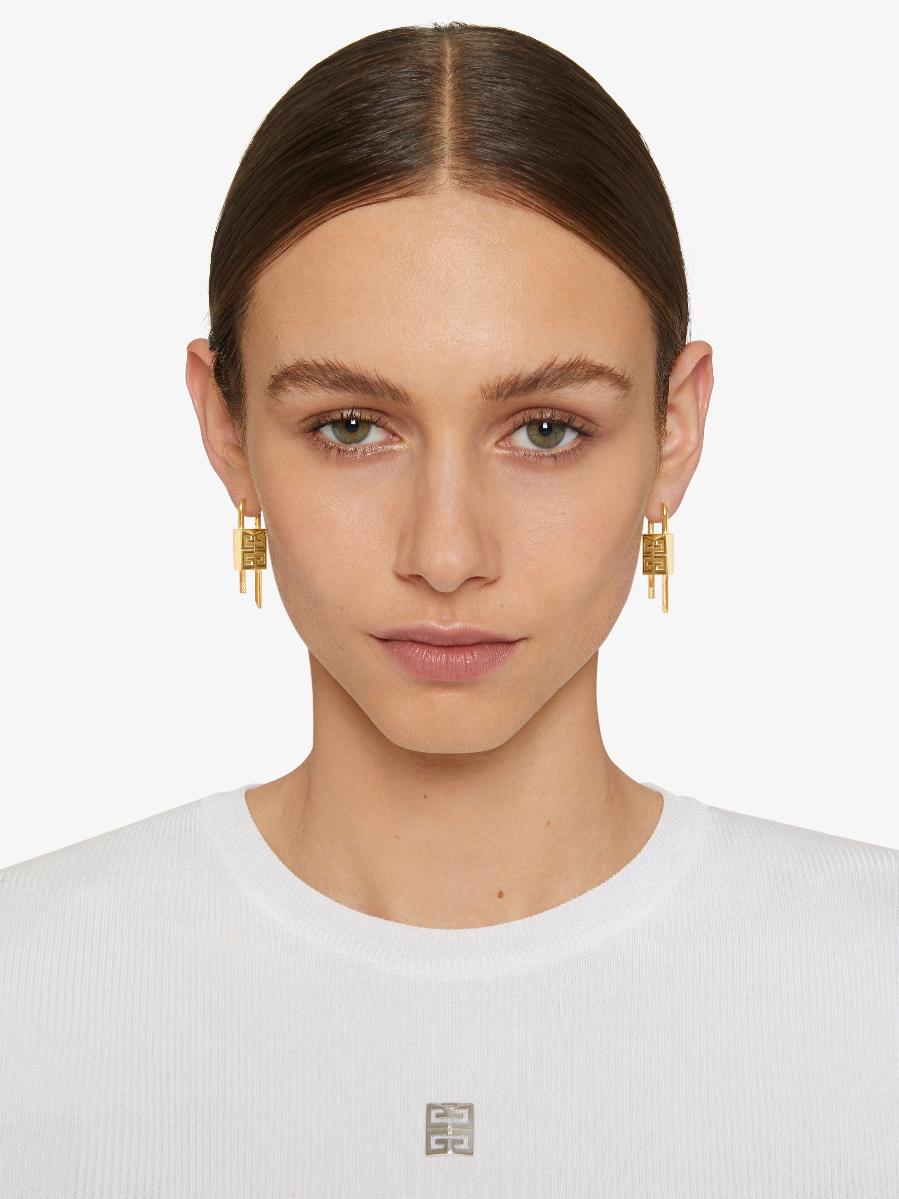 Givenchy LOCK EARRINGS IN METAL | REVERSIBLE