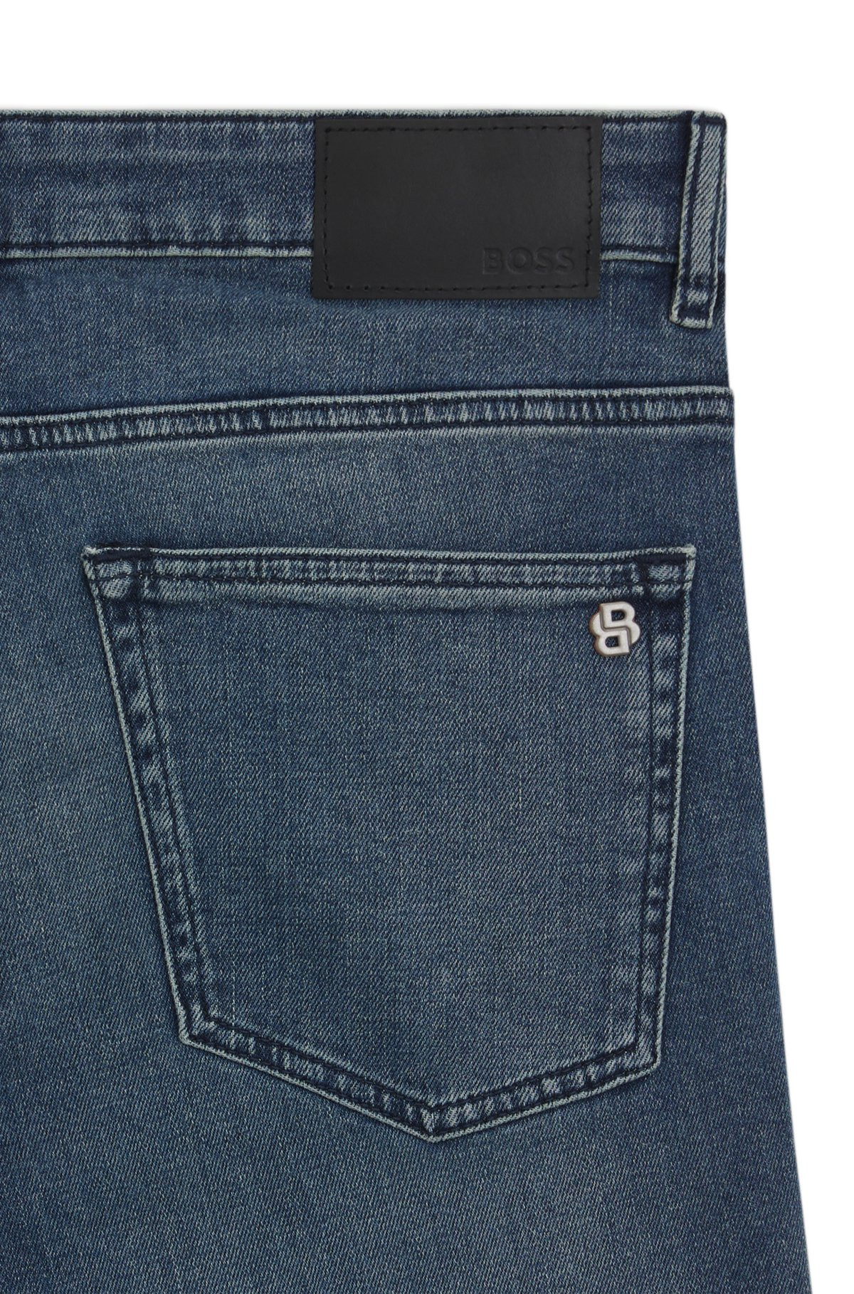 DELAWARE SLIM-FIT JEANS IN BLUE COMFORT-STRETCH DENIM - 6