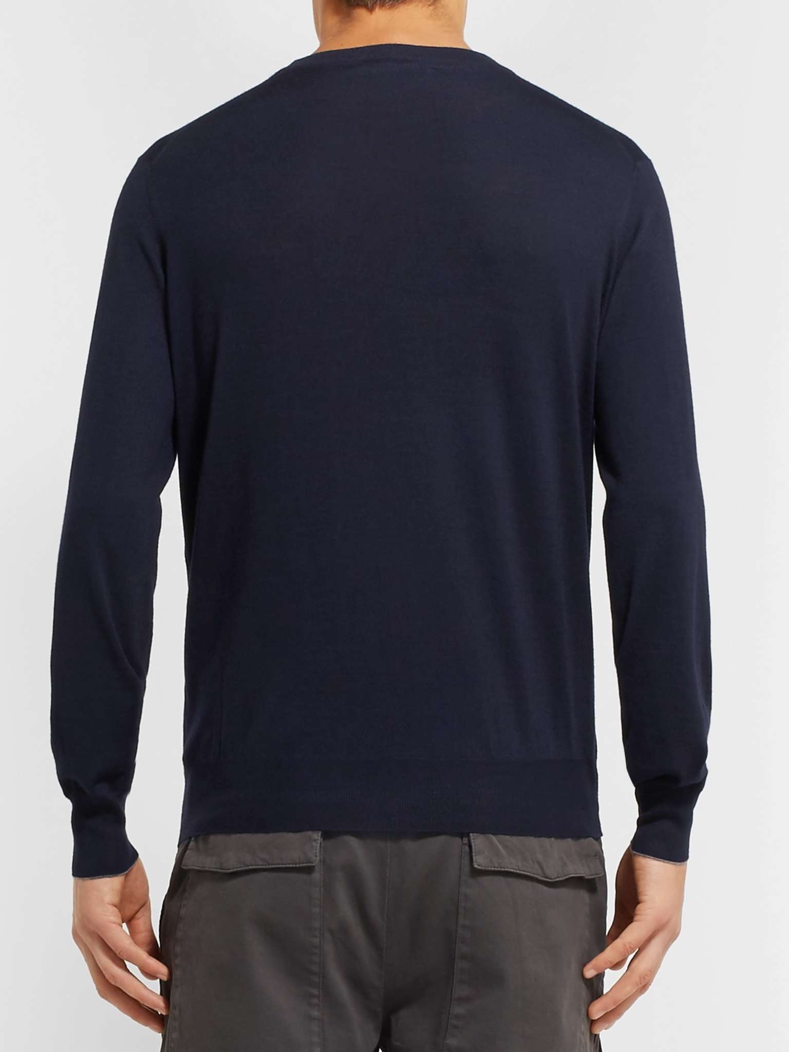 Wool and Cashmere-Blend Sweater - 5